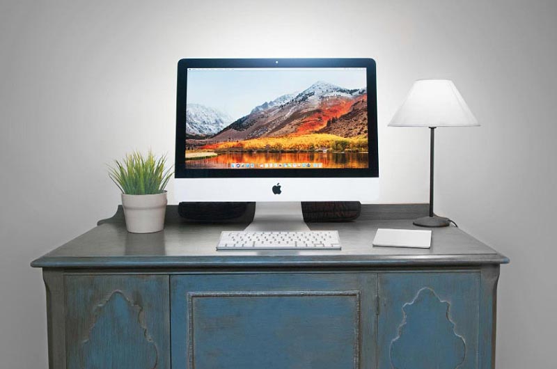 iMac on Sideboard 2